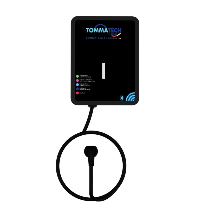 TommaTech Likya 22kW AC Elektrikli Araç Şarj Cihazı Kablolu
